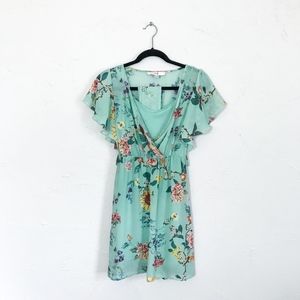XXI Forever 21 Mint Floral Dress